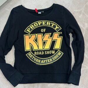 LIGHTLY WORN!! KISS sweater